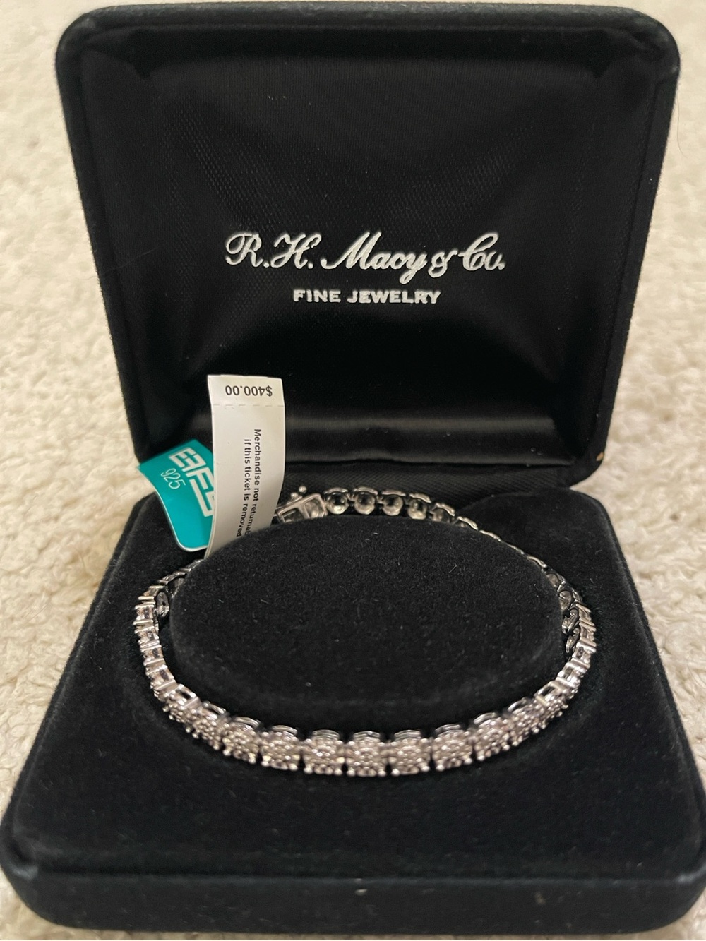 NWT- EFfY- Diamond Tennis Bracelet